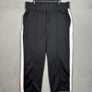 Smitty Umpire Pants Mens 40 Baseball Softball Black White Stripe Official Sports
